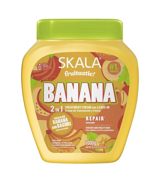 SKALA Banana 2 In 1 Hair Treatment Cream Leave-In ( 1000g ) 35.2g