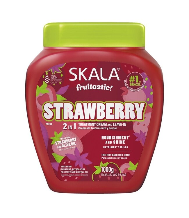 SKALA Strawberry 2 In 1 Hair Treatment Cream Leave-In ( 1000g ) 35.2g