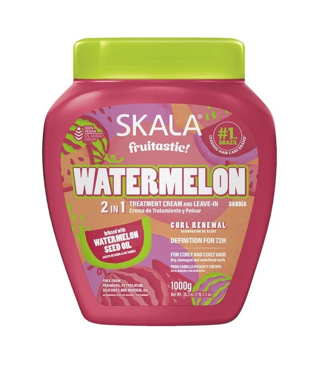 SKALA Watermelon 2 In 1 Hair Treatment Cream Leave-In ( 1000g ) 35.2g