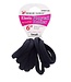 MAGIC GOLD Elastic Ponytail Holder (6" Small) Black