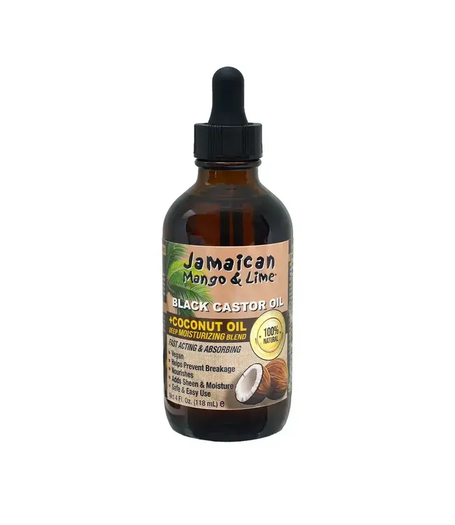 Jamaican Mango & Lime Black Castor Oil 4oz - Coconut