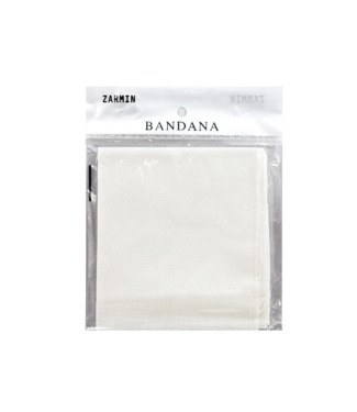 ZARMIN Solid Bandanna White 1224 WH Final Sale