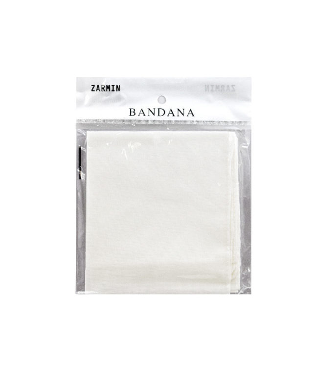 ZARMIN Solid Bandanna White 1224 WH Final Sale