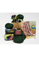 Noro Noro & Ella Rae: Woven Stitch Blanket Kit,