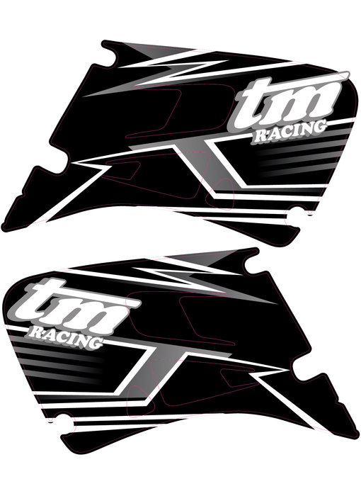 OEM Replica Spoiler decals "2003" 4-stroke (black dream)