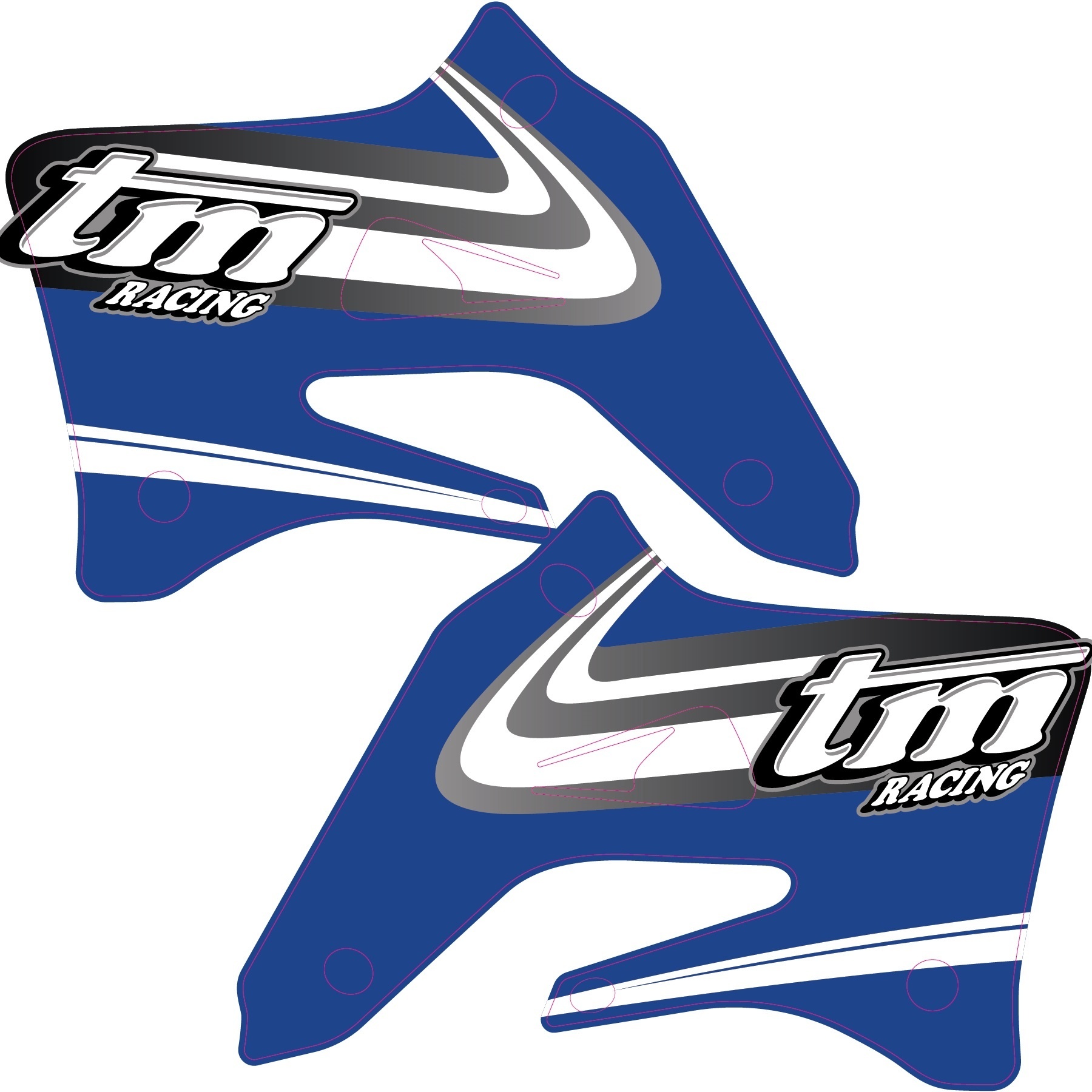 OEM Replica Spoiler decals "2005" 2 Stroke