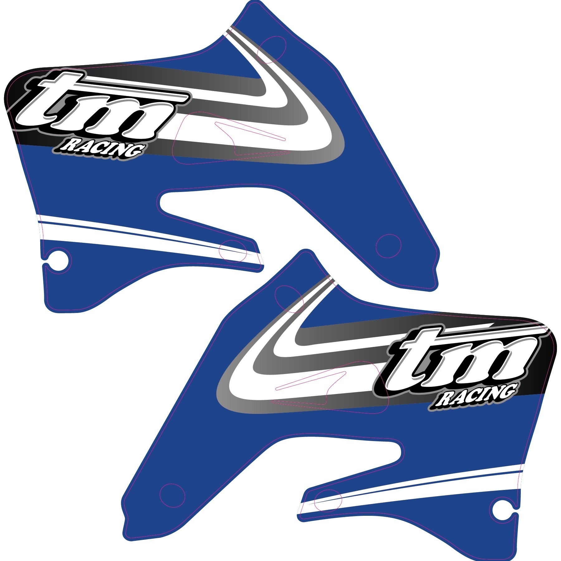 OEM Replica Spoiler decals "2005" 4 Stroke