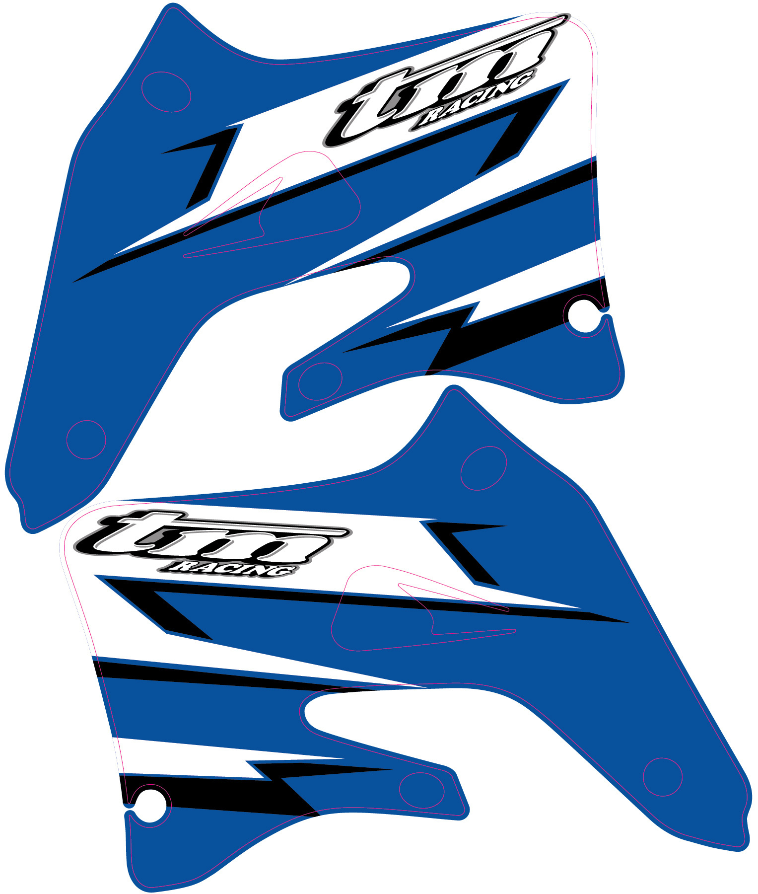 OEM Replica Spoiler decals "2006" 4 Stroke