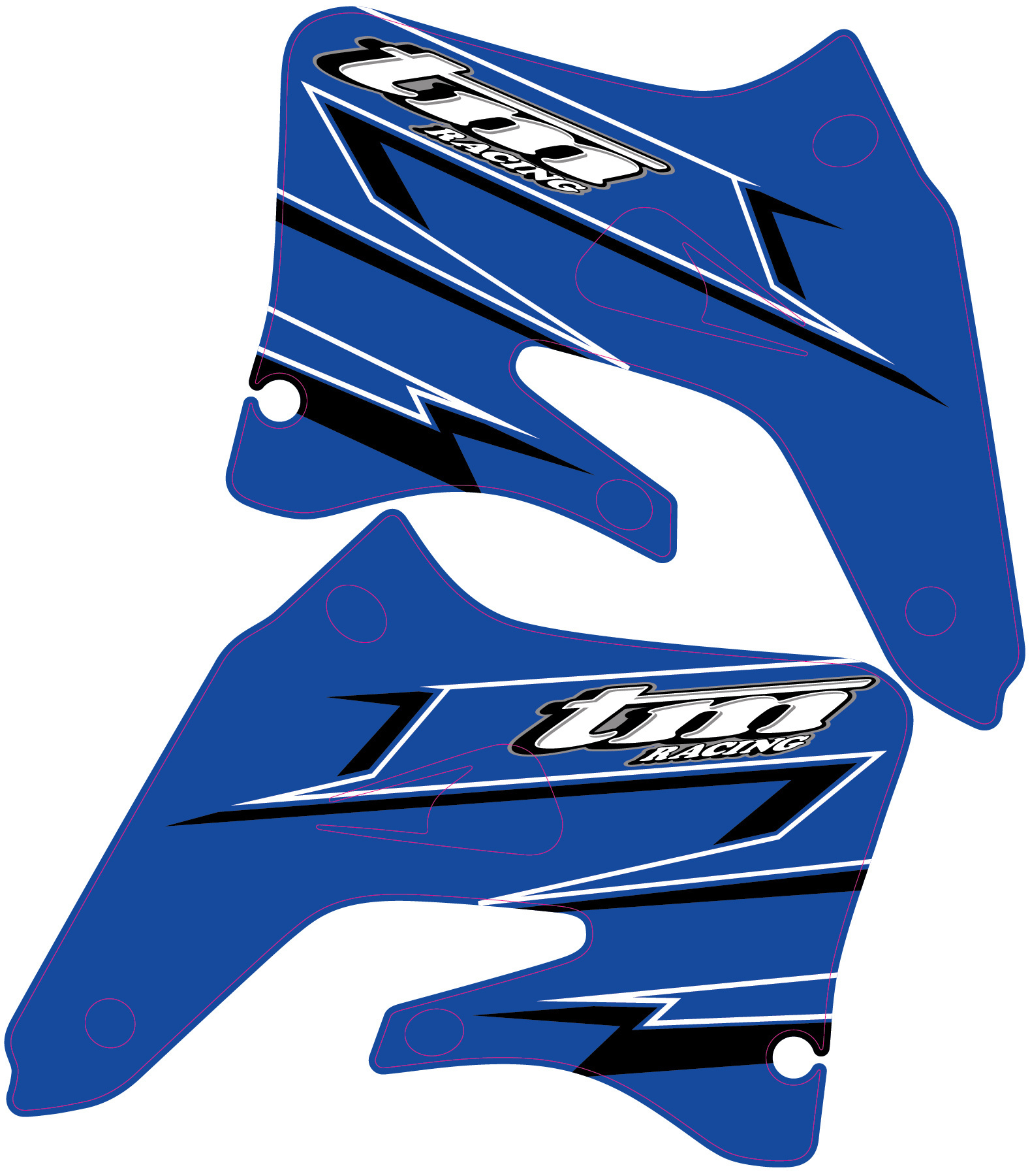 OEM Replica Spoiler decals "2007" 4 Stroke
