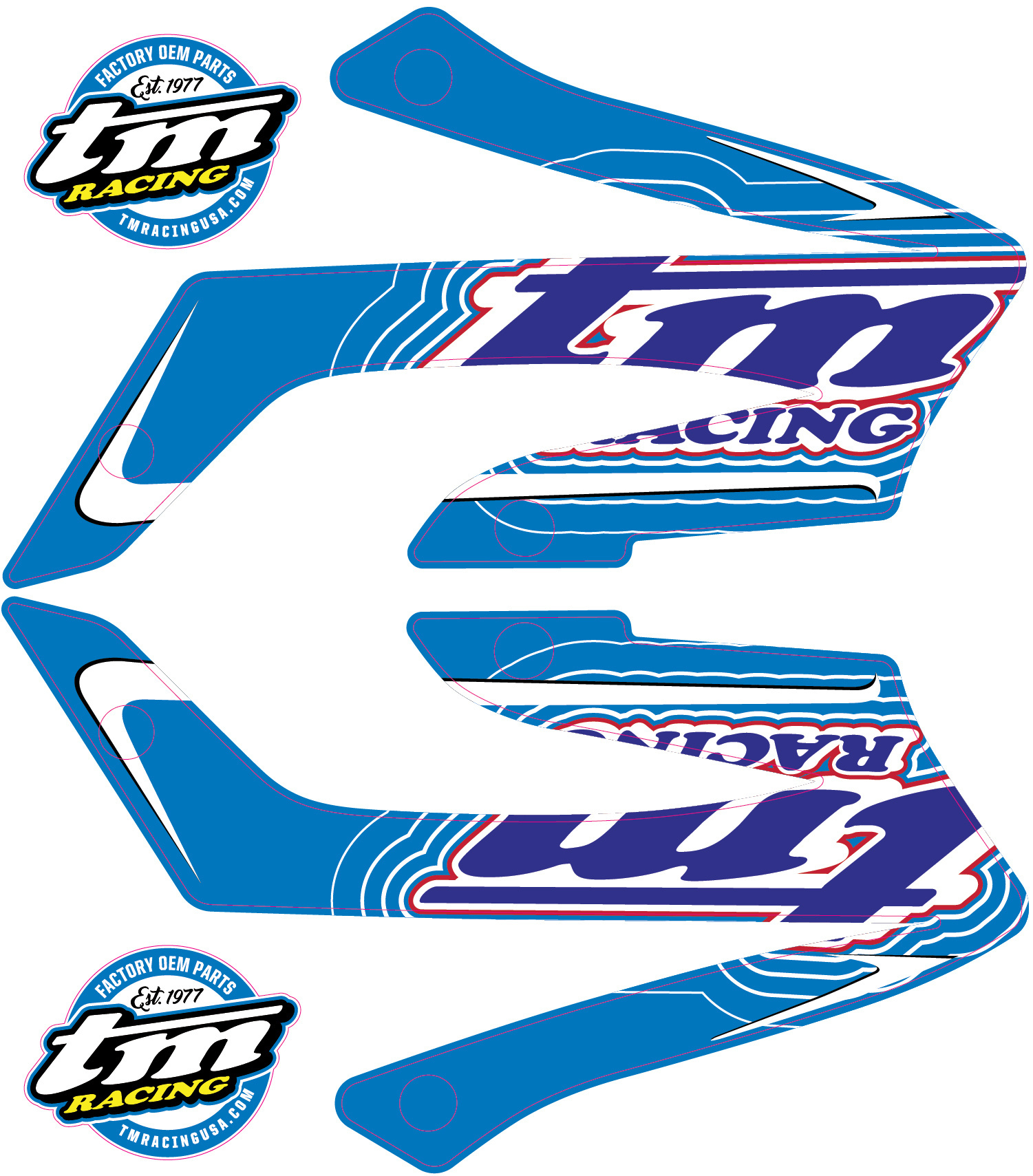 OEM Replica Spoiler decals "2010"