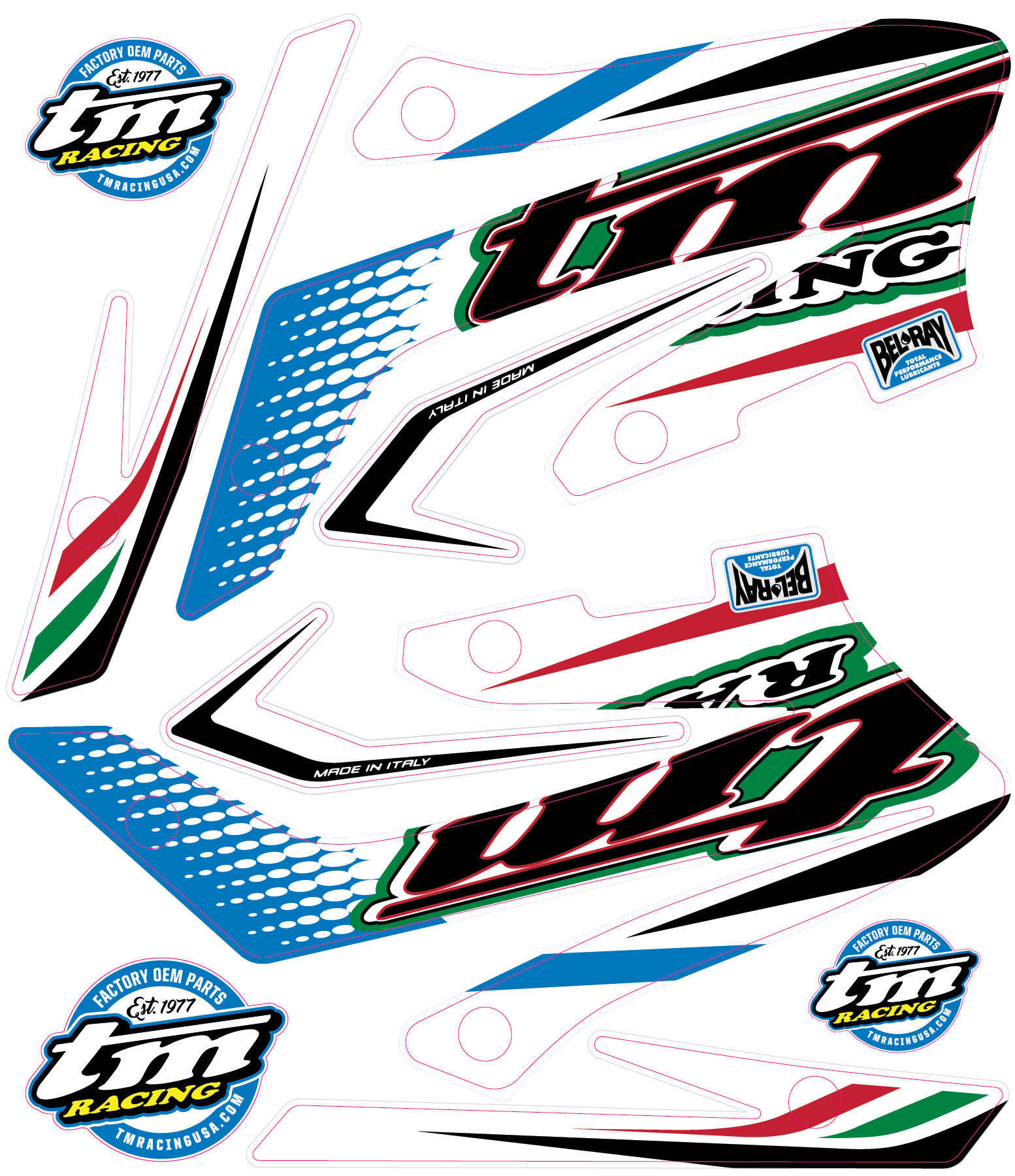 OEM Replica Spoiler decals "2012"