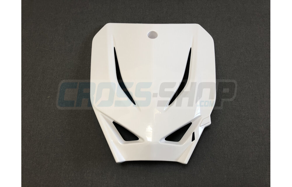 NUMBER PLATE MX M.15 WHITE