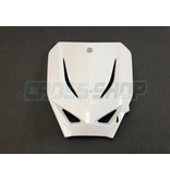 NUMBER PLATE MX M.15 WHITE