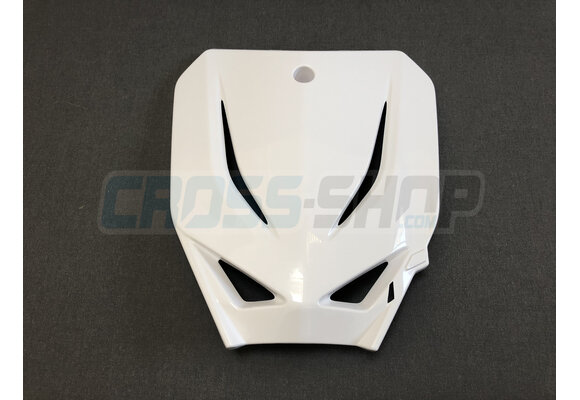 NUMBER PLATE MX M.15 WHITE