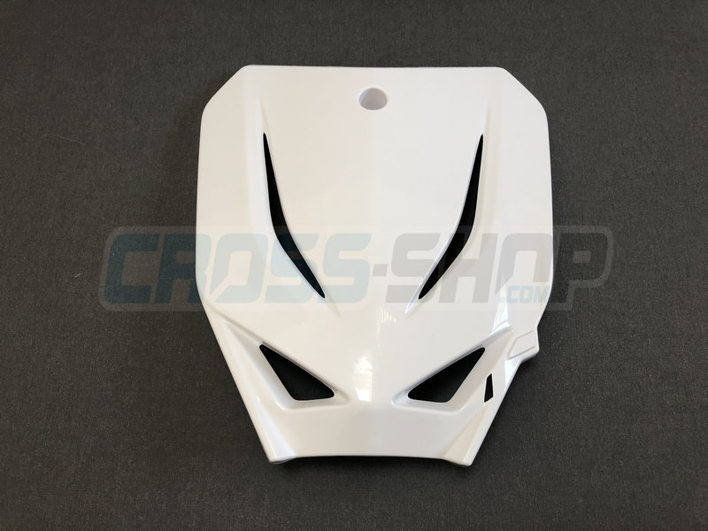 NUMBER PLATE MX M.15 WHITE