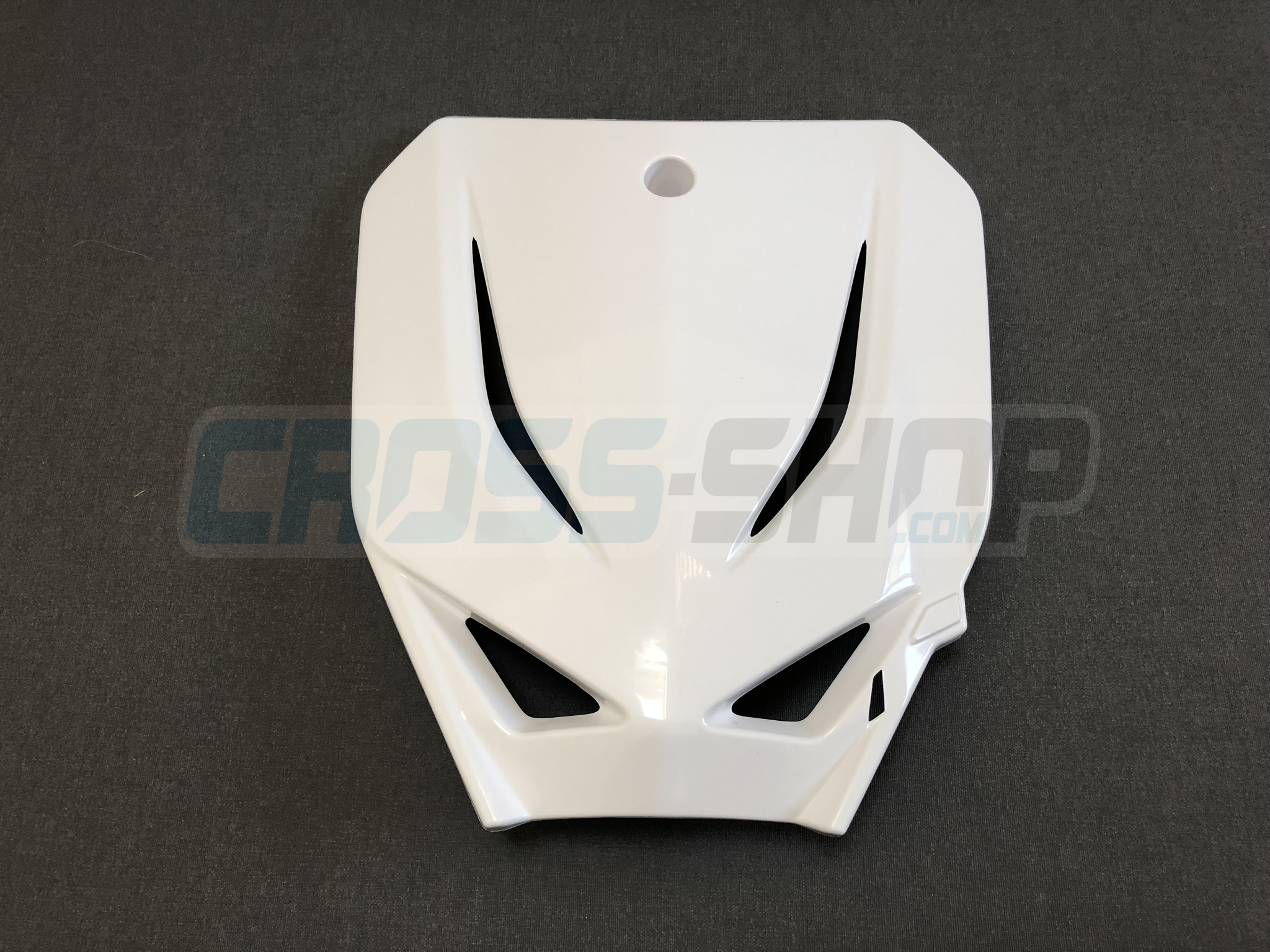 NUMBER PLATE MX M.15 WHITE