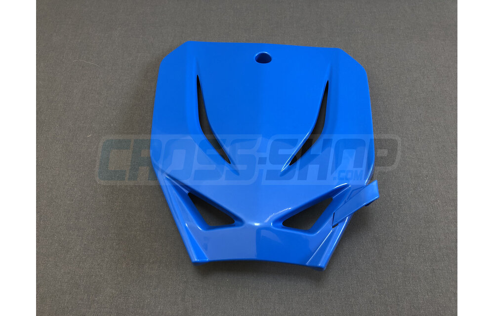 FRONT NUMBER PLATE MX 15 BLUE