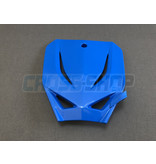 FRONT NUMBER PLATE MX 15 BLUE