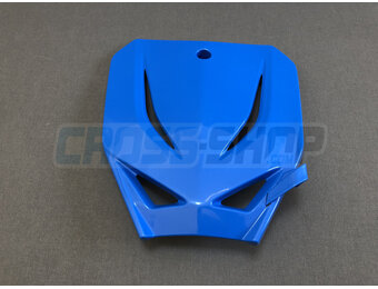 FRONT NUMBER PLATE MX 15 BLUE