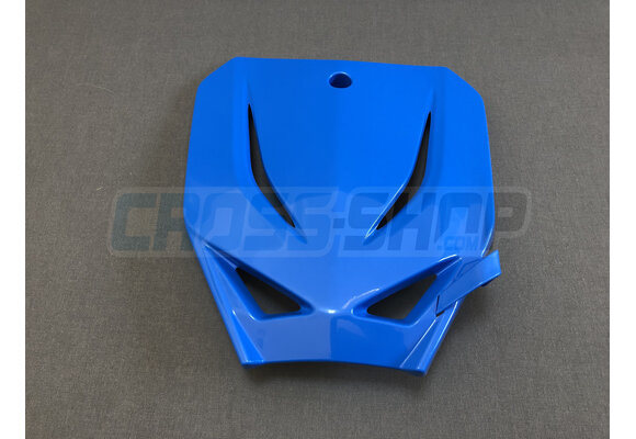 FRONT NUMBER PLATE MX 15 BLUE
