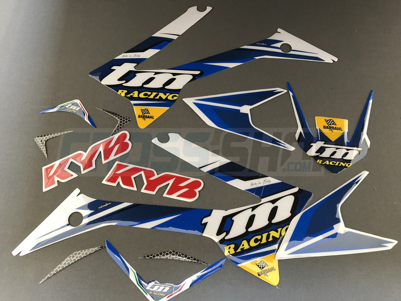 TM Moto STICKERS SET M. 2019 T.S. CPL W/REAR