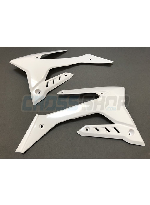 TM Racing SHROUDS RAD. 4 stroke  RH+LH 15 WHITE + 125/144/250/300 2 stroke Fi 2020 ->  (big radiator)