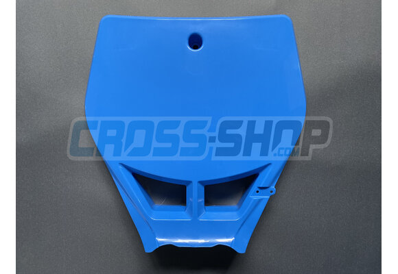 NUM.PLATE MX FRONT 08/14 BLUE