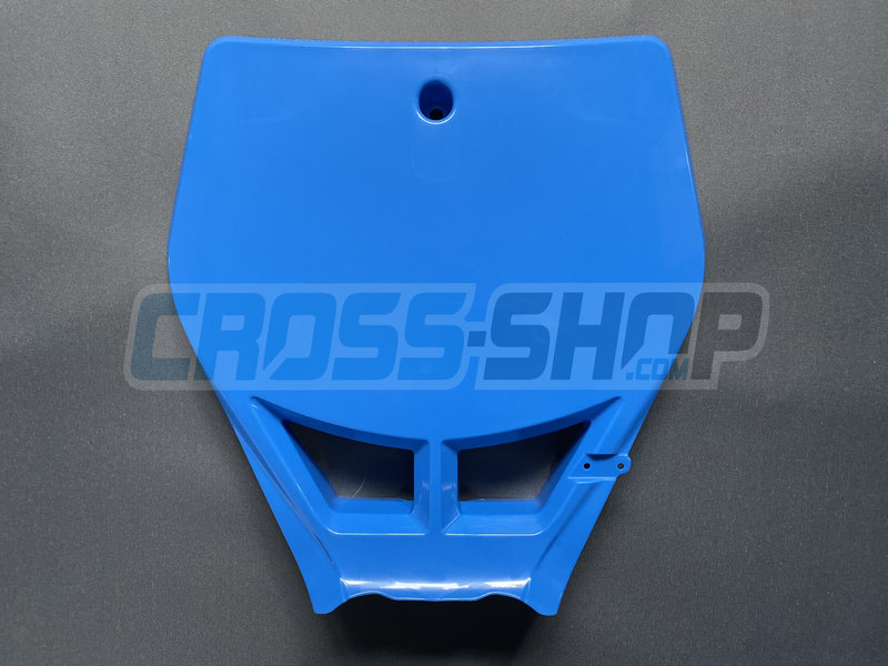 NUM.PLATE MX FRONT 08/14 BLUE