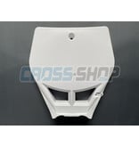 TM Racing NUM.PLATE MX FRONT 08/14 WHITE