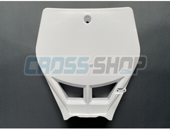 NUM.PLATE MX FRONT 08/14 WHITE