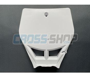 NUM.PLATE MX FRONT 08/14 WHITE