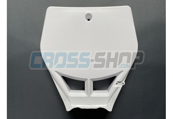 NUM.PLATE MX FRONT 08/14 WHITE