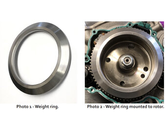 Flywheel weight 250/300 2019->  Carb & Fi model