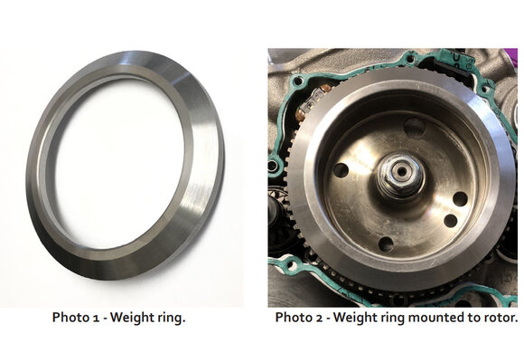 Flywheel weight 250/300 2019->  Carb & Fi model