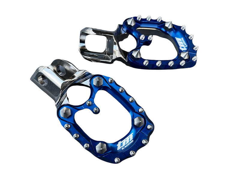 STEEL FOOTPEGS 2021 WITH BLUE ERGAL PAD TM 2S-4S '10-'21