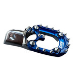 Boano STEEL FOOTPEGS 2021 WITH BLUE ERGAL PAD TM 2S-4S '10-'21