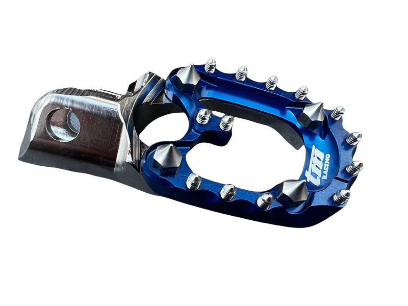 Boano STEEL FOOTPEGS 2021 WITH BLUE ERGAL PAD TM 2S-4S '10-'21