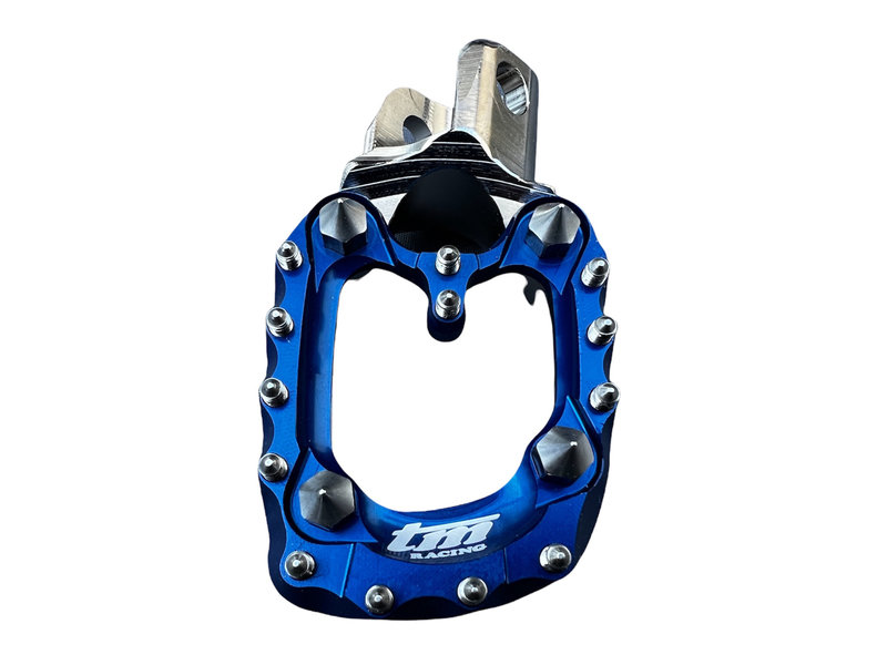 STEEL FOOTPEGS 2021 WITH BLUE ERGAL PAD TM 2S-4S '10-'21