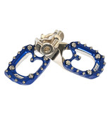 Boano STEEL FOOTPEGS 2022 WITH BLUE ERGAL PAD TM 2S-4S