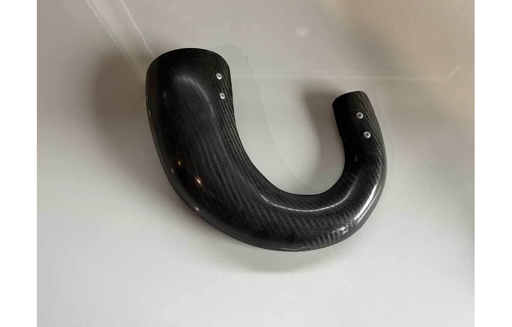 Carbon pipe guard 2005-2007 125MX