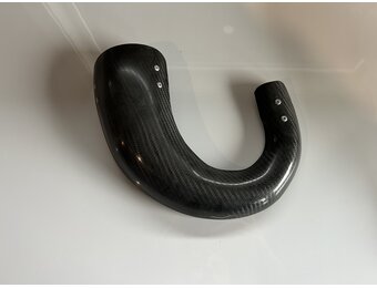Carbon pipe guard 2005-2007 125MX