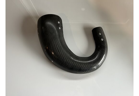 Carbon pipe guard 2005-2007 125MX