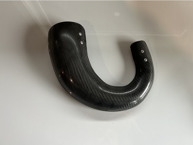Carbon pipe guard 2005-2007 125MX