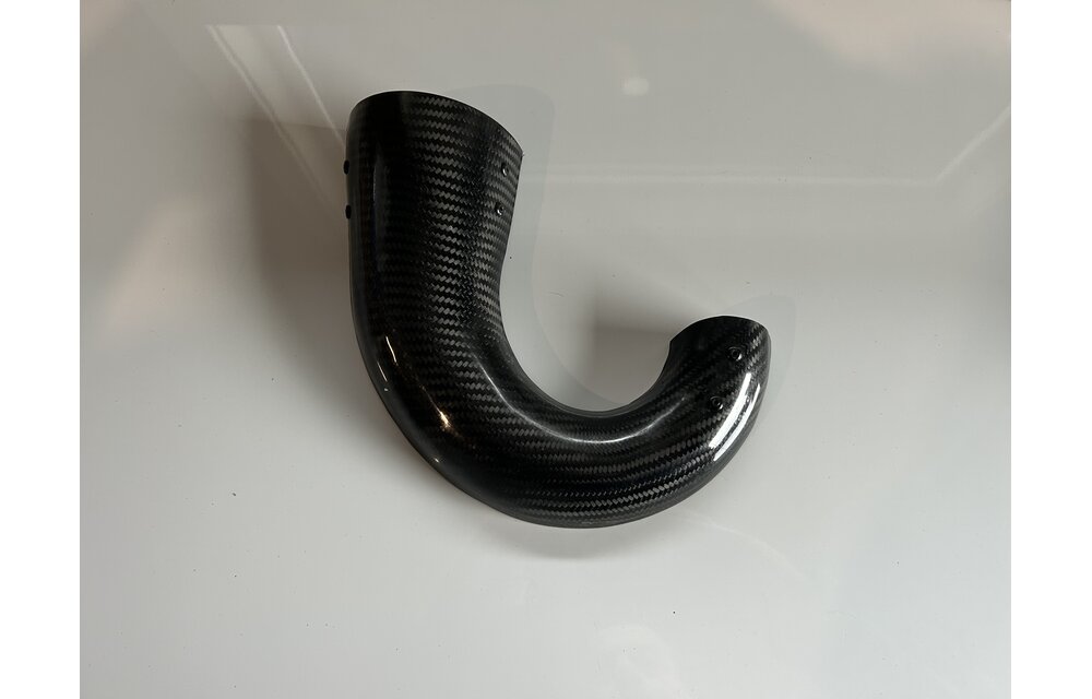 Carbon pipe guard 1999-2004 125MX
