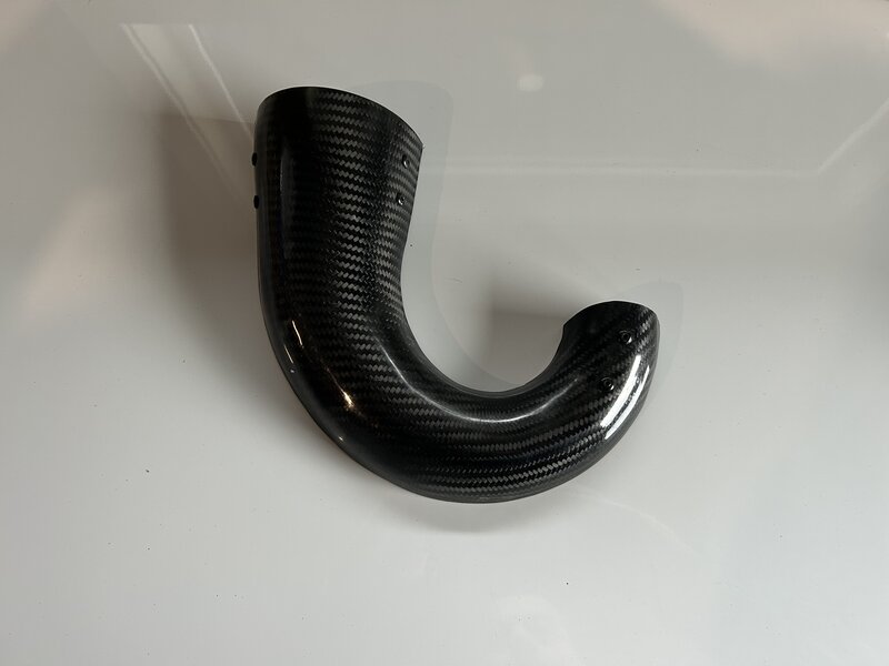 Carbon pipe guard 1999-2004 125MX