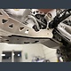 Skid plate with exhaust pipe guard and plastic bottom for 250/300 2022+