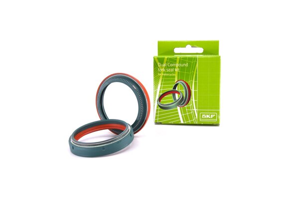 FORK SEAL KIT,  DUAL COMPOUND (OIL & DUST), SHOWA 45 MM