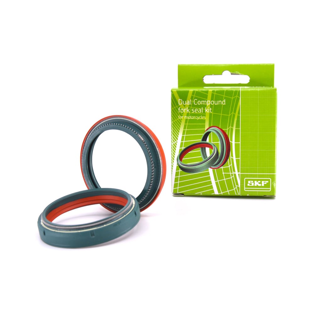 FORK SEAL KIT,  DUAL COMPOUND (OIL & DUST), KYB 46 MM