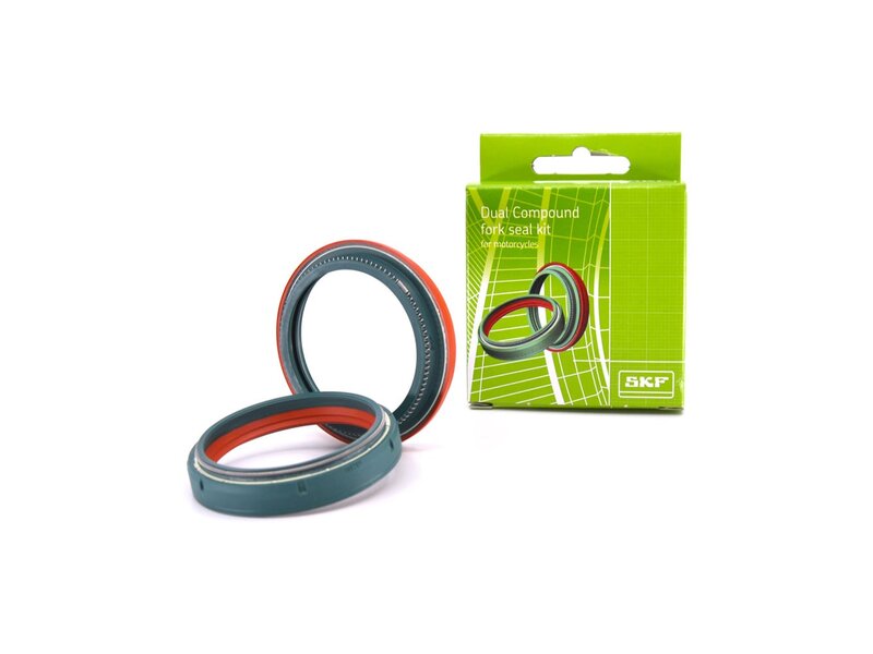 SKF FORK SEAL KIT,  DUAL COMPOUND (OIL & DUST), KYB 48 MM