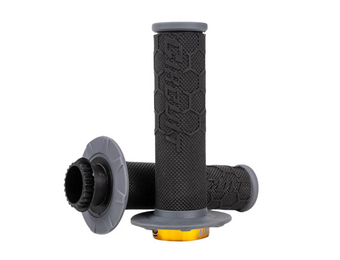 Kira Lock-On Grips - Dark Gray / Black
